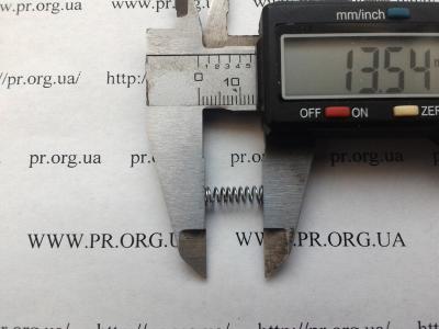 Пружина сжатия 0,5 х 4,5 х 13,5 (Артикул: S7697)