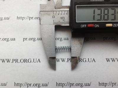 Пружина стиснення 0,5 х 4 х 13,8 (Артикул: S7704)