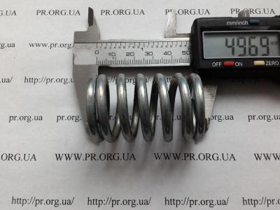 Пружина стиснення 4 х 31,5 х 49,5 (Артикул: S7766)