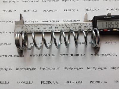 Пружина сжатия 3 х 30 х 118,5 (Артикул: S7781)