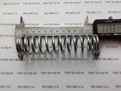 Пружина сжатия 3 х 29,5 х 117,5 (Артикул: S7782)