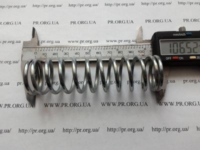 Пружина сжатия 3 х 30 х 106,5 (Артикул: S7785)