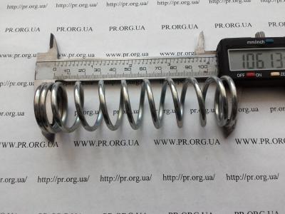Пружина сжатия 3 х 30 х 106 (Артикул: S7787)