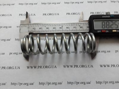 Пружина стиснення 3 х 27 х 88 (Артикул: S7791)
