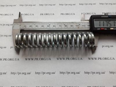 Пружина стиснення 4 х 23,7 х 117,5 (Артикул: S7808)