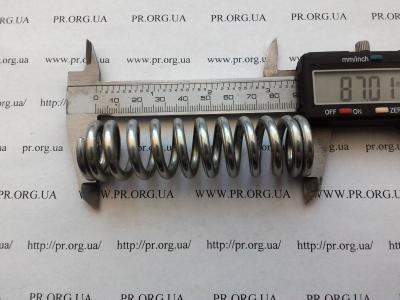 Пружина сжатия 4 х 24,5 х 87 (Артикул: S7817)
