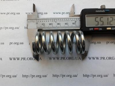 Пружина сжатия 4 х 27,2 х 55 (Артикул: S7821)