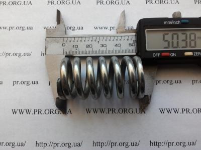Пружина сжатия 4 х 26,5 х 50 (Артикул: S7823)