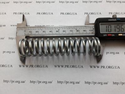 Пружина стиснення 3 х 25 х 102 (Артикул: S7834)