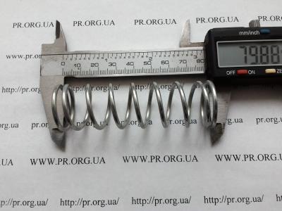 Пружина сжатия 2,2 х 24,4 х 79,8 (Артикул: S7840)