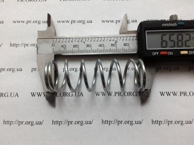 Пружина сжатия 2,2 х 23,8 х 66 (Артикул: S7850)