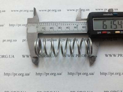 Пружина сжатия 2 х 21,7 х 61,5 (Артикул: S7853)