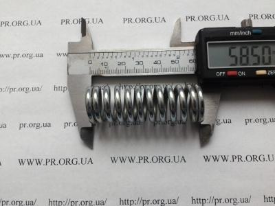 Пружина сжатия 3 х 20 х 58,5 (Артикул: S7864)