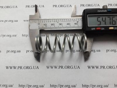 Пружина стиснення 2,5 х 22 х 54,5 (Артикул: S7867)