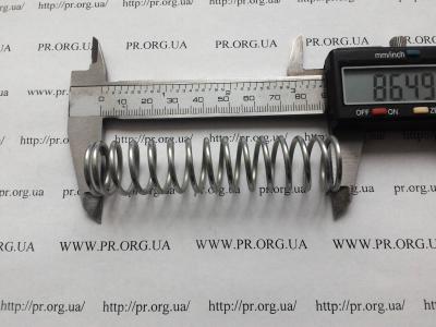Пружина стиснення 2 х 20 х 86,5 (Артикул: S7871)