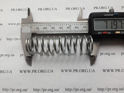 Пружина сжатия 2 х 21 х 72 (Артикул: S7874)