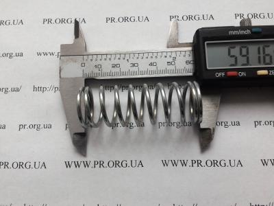 Пружина сжатия 2 х 21 х 59 (Артикул: S7877)