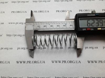 Пружина стиснення 1,5 х 17,8 х 62,5 (Артикул: S7886)