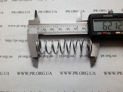Пружина стиснення 1,5 х 18 х 62 (Артикул: S7887)