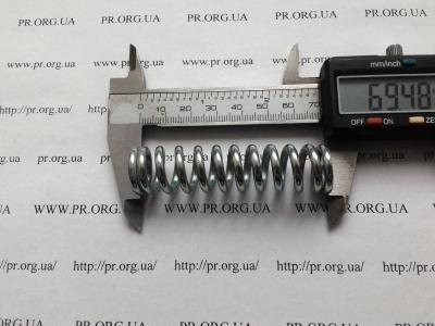 Пружина сжатия 3 х 18 х 69,5 (Артикул: S7902)