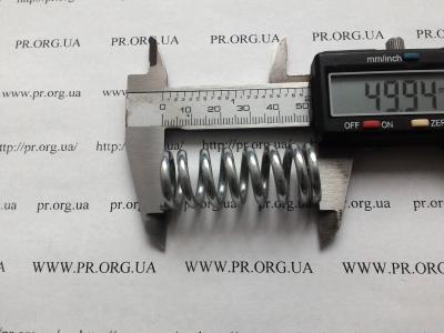 Пружина сжатия 3 х 19 х 50 (Артикул: S7904)