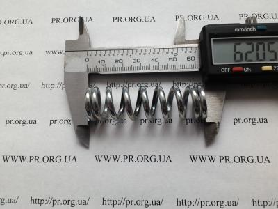 Пружина сжатия 3 х 18 х 62 (Артикул: S7910)
