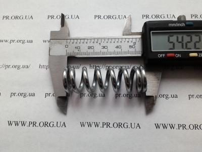 Пружина сжатия 3 х 18 х 54 (Артикул: S7912)