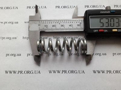 Пружина сжатия 3 х 18 х 53 (Артикул: S7913)