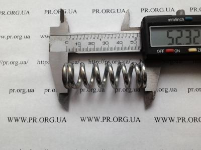 Пружина стиснення 3 х 18 х 52 (Артикул: S7915)