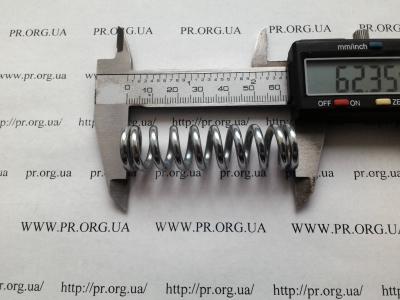 Пружина сжатия 3 х 17 х 62,5 (Артикул: S7918)