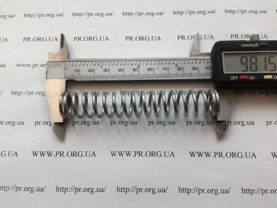 Пружина сжатия 2 х 17,1 х 98 (Артикул: S7925)