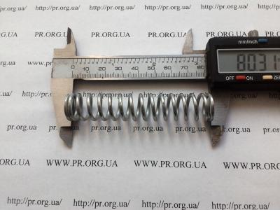 Пружина сжатия 2 х 16 х 80 (Артикул: S7931)