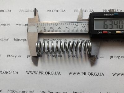 Пружина стиснення 2 х 16 х 63,5 (Артикул: S7935)