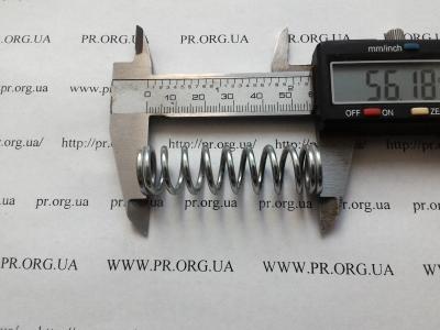 Пружина сжатия 2 х 16 х 56 (Артикул: S7937)