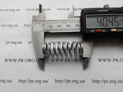 Пружина сжатия 2 х 14,8 х 40,5 (Артикул: S7943)