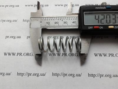 Пружина сжатия 1,8 х 16,8 х 42 (Артикул: S7948)