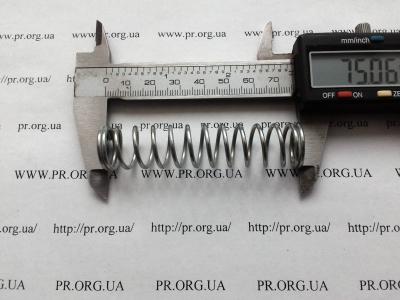 Пружина стиснення 1,6 х 16,8 х 75 (Артикул: S7949)