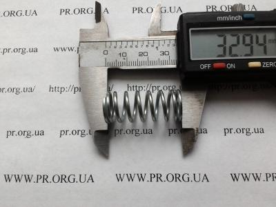 Пружина стиснення 1,6 х 14,2 х 33 (Артикул: S7953)