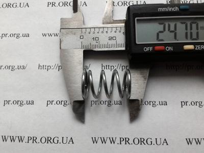 Пружина сжатия 1,6 х 15,6 х 24,5 (Артикул: S7956)