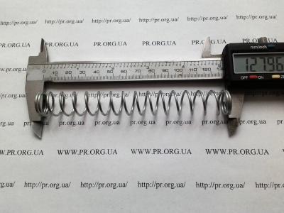 Пружина стиснення 1,5 х 17 х 128 (Артикул: S7958)