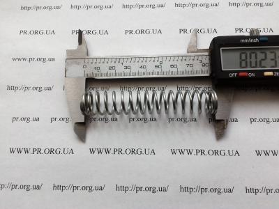 Пружина стиснення 1,5 х 14,8 х 80 (Артикул: S7963)