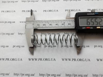 Пружина стиснення 1,5 х 15,8 х 65,5 (Артикул: S7966)