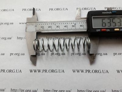 Пружина стиснення 1,5 х 16 х 63,5 (Артикул: S7967)