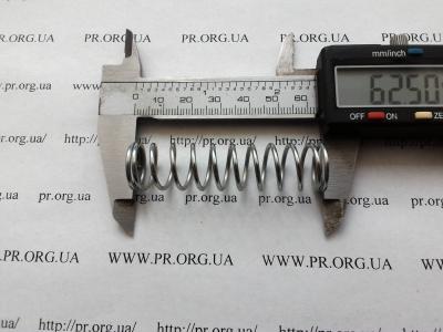 Пружина стиснення 1,5 х 15,8 х 62,5 (Артикул: S7968)