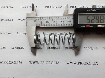 Пружина сжатия 1,5 х 15,8 х 53 (Артикул: S7970)