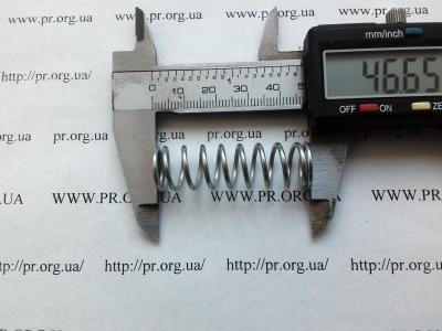 Пружина сжатия 1,5 х 13,8 х 46,5 (Артикул: S7972)