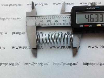 Пружина сжатия 1,5 х 13,7 х 46 (Артикул: S7973)