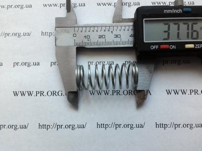 Пружина стиснення 1,2 х 16 х 37,5 (Артикул: S7978)