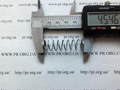 Пружина стиснення 1 х 12,6 х 45 (Артикул: S7980)