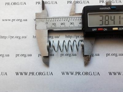 Пружина стиснення 1 х 12,8 х 38,5 (Артикул: S7981)